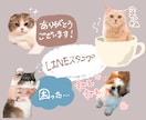 かわいいペットのLINEスタンプ作成します オリジナルペットLINEスタンプ制作します！ イメージ1