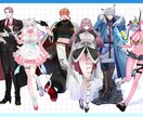TRPG・配信等で使えるイラストを制作いたします IRIAM動作確認込！デフォルメキャラも対応可能！ イメージ2