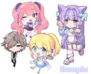 先着3名特典付☆可愛くポップなミニキャラ作成します ☆商用OK☆アイコンOK☆ご希望を最大限反映☆ イメージ8