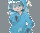 可愛い系統のイラストを描きます ふんわり系 可愛い系 病みかわ系 イメージ2