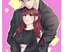 カップルイラスト・アイコン（夢絵可）受付致します 夢絵、コテキャなどイラスト依頼を受け付けております！ イメージ3
