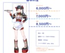 立ち絵、動画用イラスト制作します 動画内イラストやアイコン、グッズなどにどうぞ イメージ2
