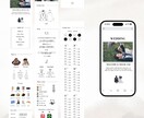 プロフィールブックのテンプレート納品します WEB＆冊子版 同デザイン ❤︎ Canvaテンプレート イメージ2