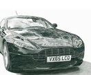 車（オートバイ）のイラストを精密な線画で描きます デジタルの時代でも手描きの味わいは格別なものです イメージ1