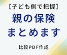 親の加入保険を子ども目線で整理します 親に何かあった時に困らない！いざという時に慌てない一覧表作成 イメージ1