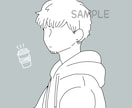 最短即日！シンプルでお洒落なイラスト提供します SNSアイコンやブログ・名刺・プレゼントにもおすすめです！ イメージ4