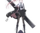 イラスト制作承ります かっこいい女性キャラを描きます イメージ2