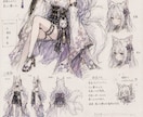 オリジナルキャラ制作☆あなたの理想を描きます SNS用・配信用・ゲーム用キャラクター、一緒に描きませんか？ イメージ1
