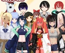 高品質&高可動Live2Dモデルを制作致します 全部込みなので0からスタートできます！ イメージ6