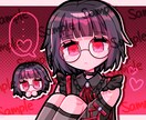 病みかわで萌えな女の子のイラスト描きます その他の雰囲気も勿論OK！"可愛い"を表現するのが得意です イメージ4