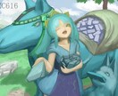 背景付きイラスト描きます ゲームや動画の一枚絵にお困りの方。 イメージ1