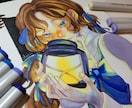 商用可| 可愛いSNSアイコン・ヘッダーを描きます アナログで温かみのあるアイコン・ヘッダーを仕上げます。 イメージ10