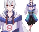 Vtuber、IRIAM等の立ち絵描きます キャラクターデザインの際の修正回数無制限で承ります！ イメージ4