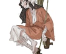 シンプルな人物イラストを制作します 中性的な人物・着物のイラストが得意です。 イメージ3
