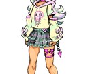 初期ラフ無制限！キラカードっぽいイラスト描きます カッコいい構図で、強そうなイラスト描きます イメージ4