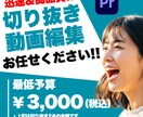 迅速対応・高品質｜切り抜き動画を制作します 初めての方も安心！用途に合わせて丁寧に仕上げます♫ イメージ1