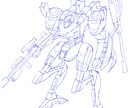ロボット、メカ、乗り物のイラストを描きます キャラ、背景、アイテム、ロボット、乗り物、メカデザインを制作 イメージ9