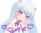 イラストで理想を叶えます ★SNSアイコン，ちびキャラ，上半身，立ち絵等々描きます★ イメージ3