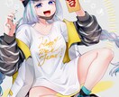 カラー/モノクロ/ミニキャラなどイラスト作成します アイコン・立ち絵などご要望をお伺いします！ イメージ7