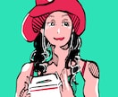 コミック風の似顔絵描きます 写真からとっておきのイラストを！個性的でキャッチー！ イメージ2