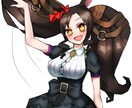 歌ってみた動画などにも使えるイラスト制作します お客様の要望に沿った幅広く使える一枚絵お描きします！！ イメージ6