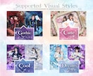 流行のコラージュアー写、宣材写真作成いたします ✨️世界観指定対応可！✨️アー写/フライヤー/ジャケット等… イメージ8