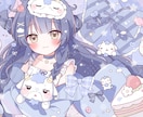 ふんわり淡色イラストを制作します やわらかな色味で活動を彩ります。動画制作にも対応可能です⟡. イメージ1