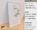 お洒落なイラストの結婚式ウェルカボード作成します A3ポスター印刷代込みのお値段！パネル印刷にも対応◎ イメージ4