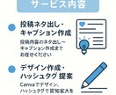 Instagram投稿作成しますます 【初心者歓迎・スピード納品・丁寧サポート】 イメージ3