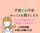 小学校受験ママの不安・お悩みお聴きします 二児の小学校受験を経験したママがお聴きします イメージ1