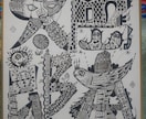 名前・文字・好きな言葉をペン画で描きます あなたの名前をデザイン言葉絵画にしてみませんか イメージ2