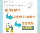 WEB広告に特化 あなたの広告運用をサポートします 12/20まで3社早いもの勝ち広告手数料4万円 イメージ1