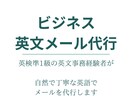 ビジネス英文メールを自然で丁寧な英語で代行します 自然で失礼のない、丁寧な英文で代行致します。 イメージ1