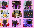デフォルメキャラクターのLINEスタンプ制作します ご希望の絵柄でLINEスタンプ用イラスト、制作します！ イメージ2