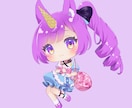 かわいい2頭身キャラ描きます ぷにもちっとかわいい2頭身SDキャラです イメージ2