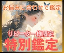 リピーター様限定♡お悩みをオーダーメイドで占います 前回鑑定からの進展・新しいお悩みを一緒に深く視ていきましょう イメージ1