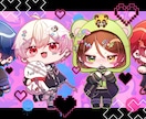 もちもち可愛いSD(ミニ)キャラを描きます アイコンやグッズ、フラスタなどにいかがですか？ イメージ3