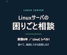 Linuxサーバの困りごとを調べて答えます 実務8年の現役が、調べたうえで丁寧に回答します イメージ1