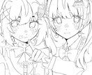SNS用アイコンの提供をします アナログデジタルどちらも、単色で味のある絵を描きます イメージ1
