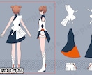 新衣装・キャラクター向け衣装デザインをします Vtuberさんや創作キャラの衣装デザインをいたします！ イメージ5