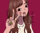 個性的で人と被らない、お洒落イラスト描きます お写真を元にイラストを作成いたします⭐︎アイコン画像等に！ イメージ2