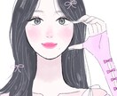 SNSアイコン|やさしい雰囲気のイラスト描きます 美容系、配信者さんなどのアイコンやサムネにおすすめです！ イメージ3