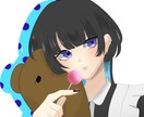 SNS等で使用出来るアイコンを描きます 胸から上のキャラクターイラストのアイコンを作成します。 イメージ3