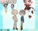 デフォルメイラスト制作します 表情差分３種無料！可愛さ重視のデフォルメイラスト イメージ8