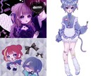 お試し運用価格/かわいいイラストを制作いたします 量産型・地雷系からメルヘン、ポップな原宿系まで幅広く イメージ3