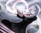 背景付きキャラクターイラスト作成します 背景付きのキャラクターイラストが欲しい人用 イメージ6