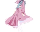 MVやサムネなど服までこだわるイラストを提供します 少女漫画のような顔の人物にハイセンスな洋服を着せ制作します イメージ8