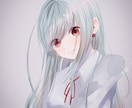 低価格でイラスト描きます アイコンなどに使える上半身のイラストを描きます！ イメージ1