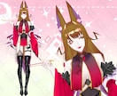 キャラデザからLive2Dまですべて制作いたします 貴方の好みのVを人間～人外まで幅広く制作いたします！ イメージ7
