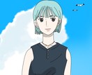 スタジオジブリ風の似顔絵をお描きします 世界でオンリーワンのオリジナルイラストを作成いたします イメージ2